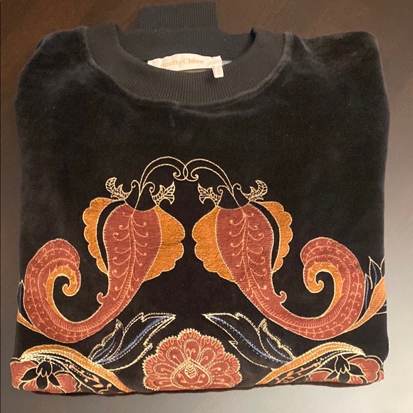 See By Chloe Black Crew Neck Sweater size M. - Picture 7 of 9